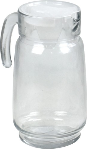 Clear glass jug - glass, serving
