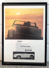 Framed original Classic Car Ad