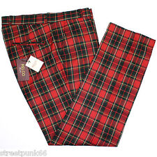 Relco Mens Stay Press Red