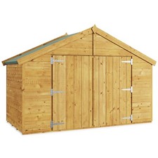Wooden garden storage shed - garden,