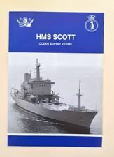 Original Royal Navy HMS Scott 'Welcome Aboard' Leaflet