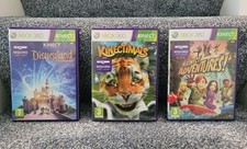 ☆☆ XBOX 360 KINECT GAMES BUNDLE - DISNEYLAND, KINECTIMALS + KINECT ADVENTURES ☆☆