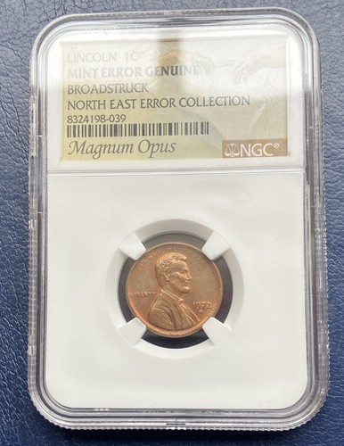 1972 lincoln cent - ngc, genuine