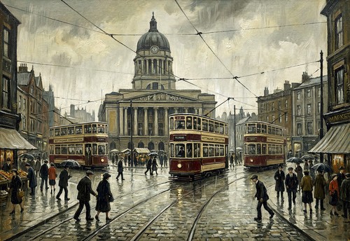 Nottingham trams - nottingham,