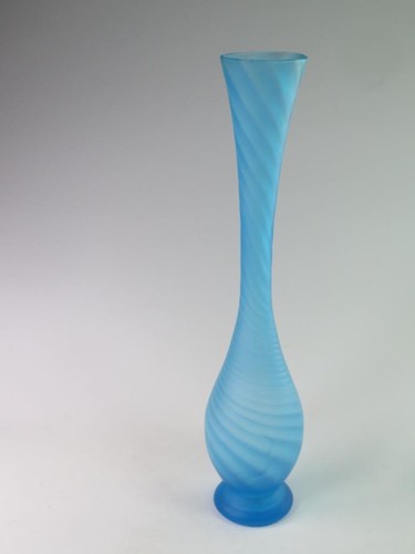 Vintage blue frosted - vintage, art