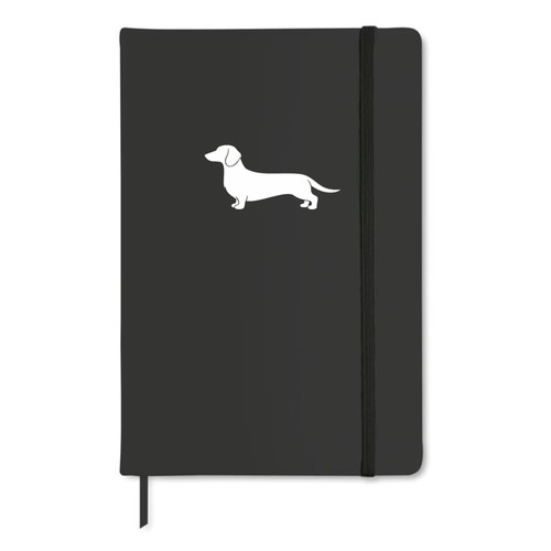 Black dachshund silhouette - black,