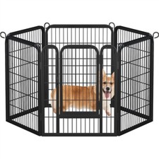 Dog Playpen Cat Fence Pet Exercise Pen for Large/Medium Dogs/Small Animals