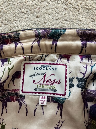 Ness woolen tartan skirt - , size