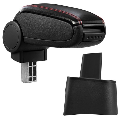 Center armrest leather cover - armrest,