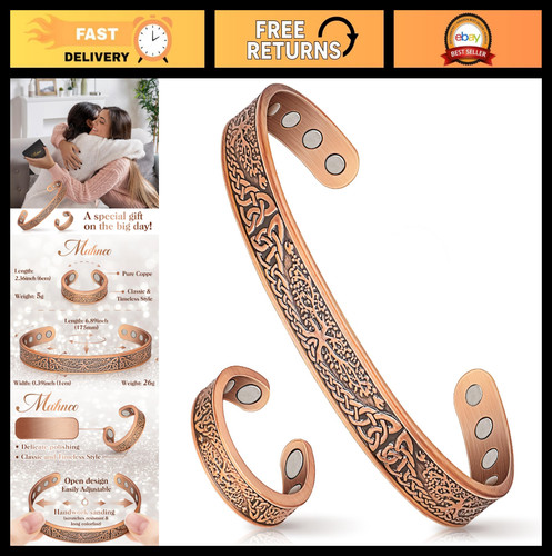 Magnetic copper bracelet - magnetic,