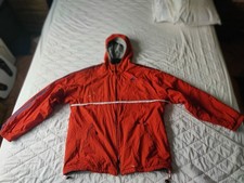 Adidas Reversible Jacket Size L Orange / Grey  Broken Zip