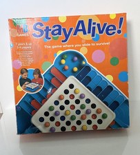 Stay Alive ! MB Games 1993 Edition Vintage Slide to Survive! Complete 