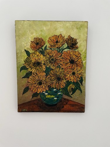 Vintage french oil painting - french, on