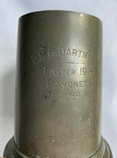 Antique Pewter Tankard R.N.C. Dartmouth 1914 Bayonets 2nd Navy Military WW1
