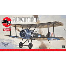 1:72 Scale Airfix Sopwith Pup PLASTIC MODEL KIT A01062V 