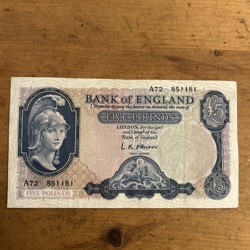 1950s lion and key 5 - 1950s, £5