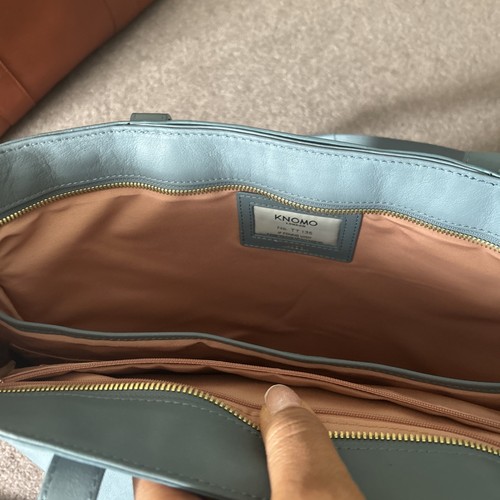 Knomo leather laptop bag - knomo,