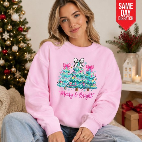 Merry bright christmas tree - &,