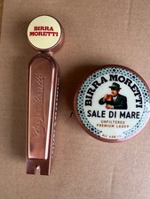 Birra Moretti Sale De Mare Badge & Moretti Handle