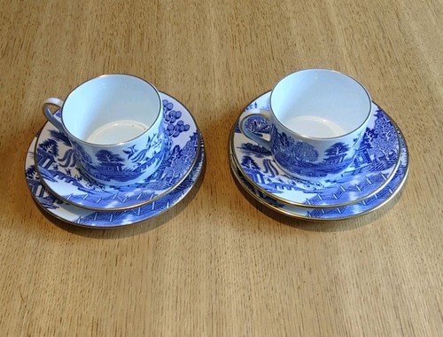 Pair vintage coalport - vintage, trios