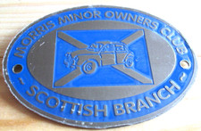 MORRIS MINOR OWNERS CLUB - SCOTISH BRANCH - Grill Bar Badge