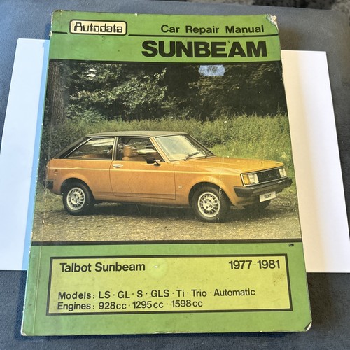 Autodata talbot sunbeam - talbot,