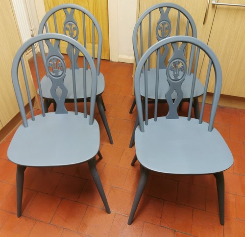 Ercol solid elm - x4,