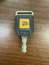 Jcb Immoberliser Key Old Style programable Black Chipped Key 