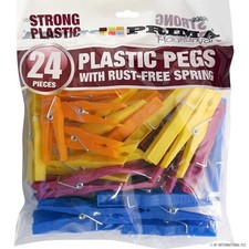 PRIMA SPRING CLOTHES PEGS 24 PACK