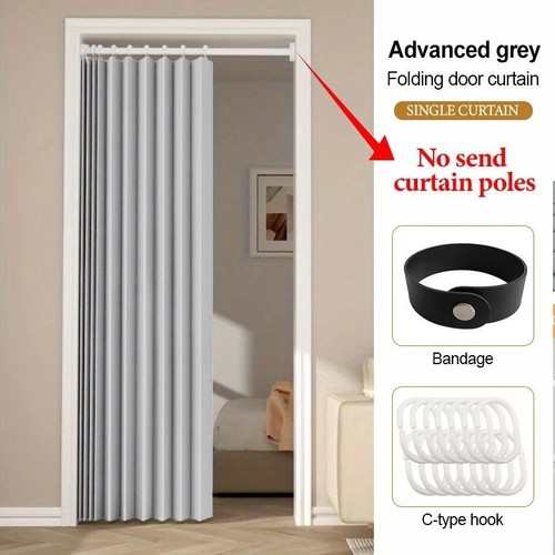 Pvc folding door oak - pvc,