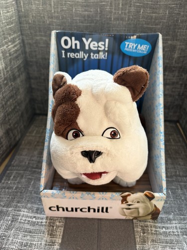 Churchill talking plush dog - churchill,