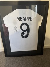 Framed Kylian Mbappe Signed
