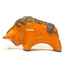 Otto keramik bull orange - orange, fat