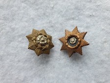 EAST YORKSHIRE REGIMENT COLLAR BADGES. OFFICER'S AND OR'S