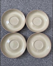 4 x Denby Daybreak sauces drinkwear dish plate set replacement