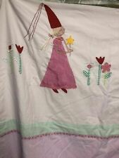 Single Girls Pink Fairy Duvet Cover/Pillowcase Needs A Few Stitches On The House