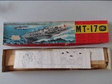 Vintage MTB-17 Motor Torpedo Boat Balsa Wood Model Kit by Dansk DMI, WW2 Ship