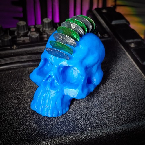 Skull guitar pick - guitar, plectrum