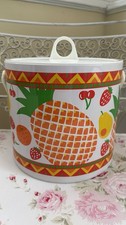 90s ice bucket orange yellow - bucket,