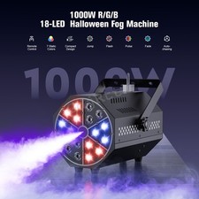 Smoke Fog Machine 1000W 18LED