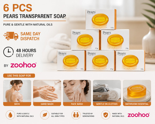 Pears transparent soap - 6,