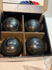 Henselite ABT2000 Lawn Bowls Set of 4 – Rare Demo Model – 3X Heavy