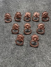 Ten Antique Drop Down Handles