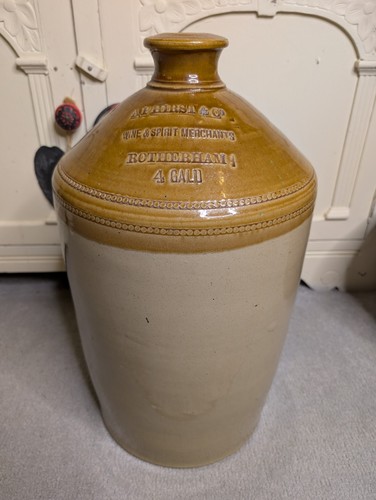 Antique gallon stoneware - 1/2,