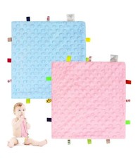 2Pcs Baby Taggies Blanket