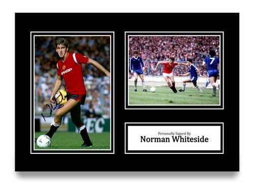 Norman whiteside hand signed - whiteside,