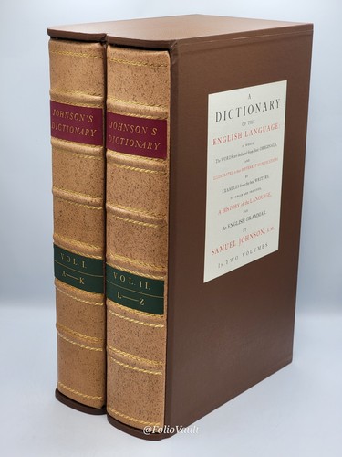 Johnson dictionary folio - -,