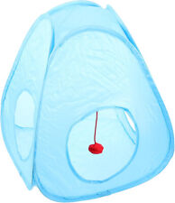 (PU002) Blue Cat Kitten Small Dog Rabbit Pop Up Play Tent