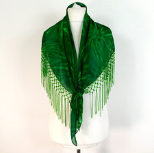 Rima Turkish Sheer Wrap Scarf Beaded Hem Sarong