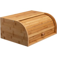 Wooden Bamboo Roll Top Bread